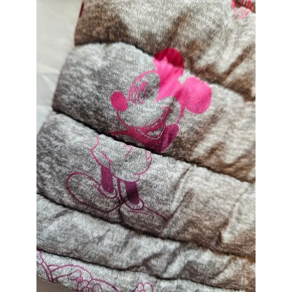 Baby Gap Disney Minnie Mouse ColdControl Puffer Jacket Gray Pink 6-12 Months